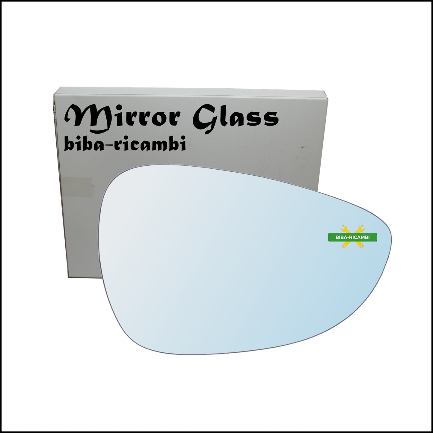 Chrome Rearview Mirror Glass Right Passenger Side For Ford Fiesta VI (CB1) from 2008&gt;