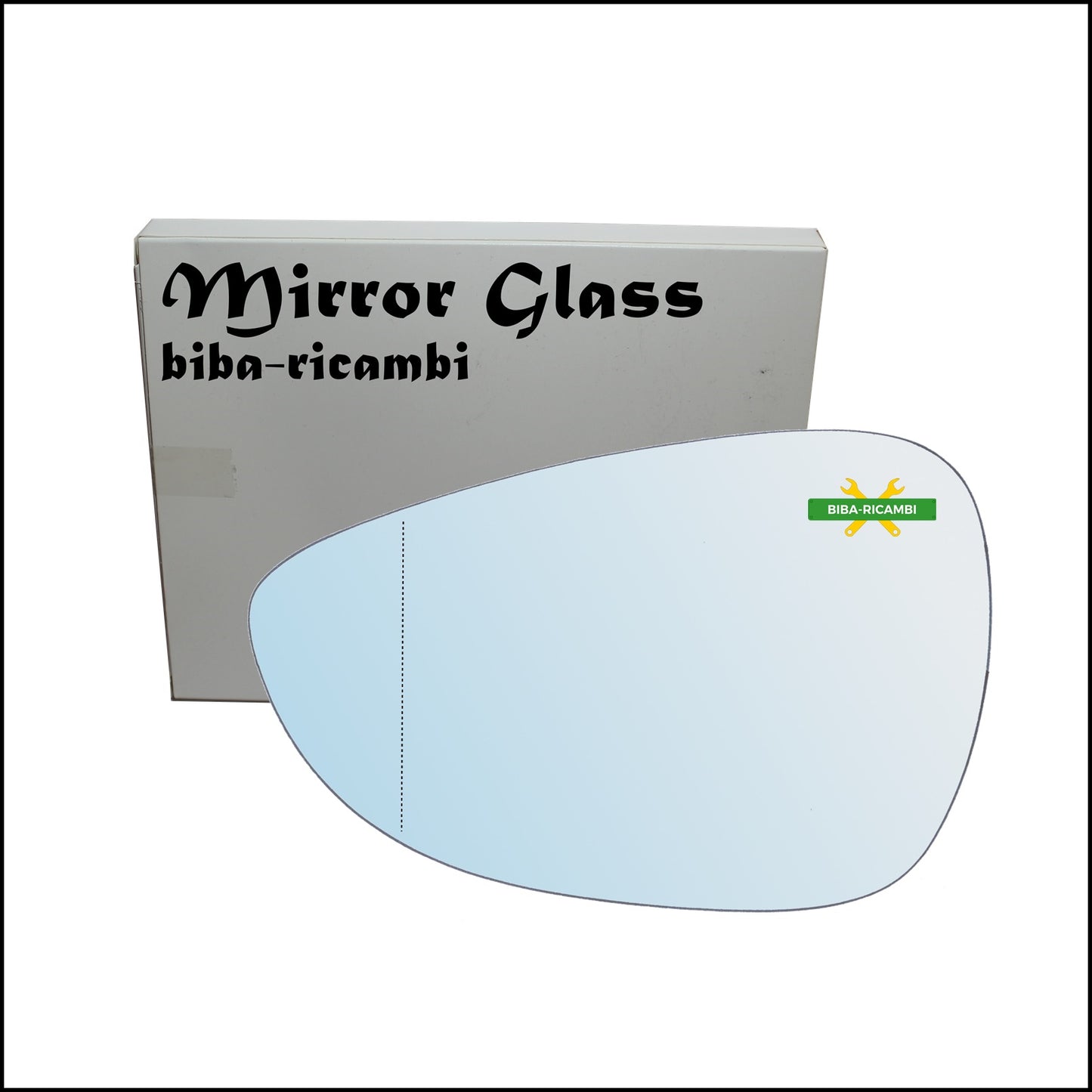 Aspherical Rearview Mirror Glass Left Driver Side For Ford Fiesta VI (CB1) from 2008&gt;