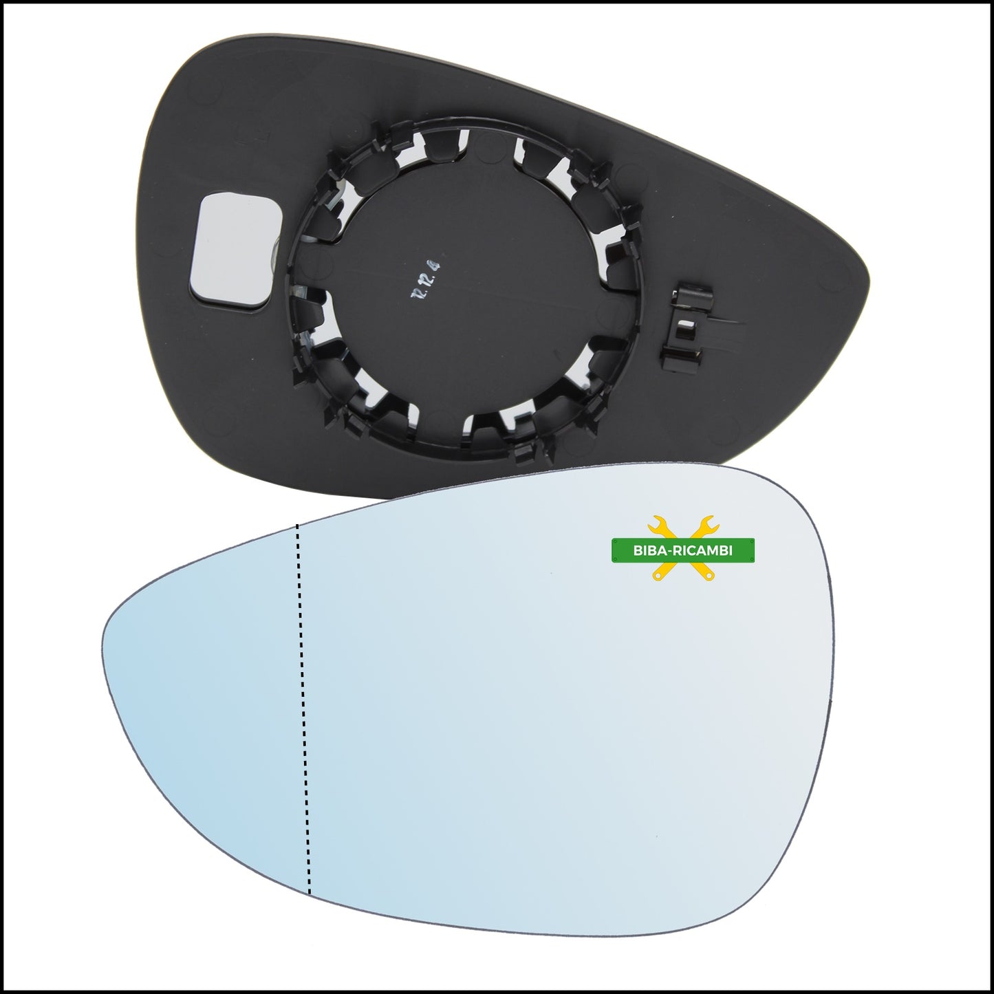 Aspherical Rearview Mirror Plate Left Driver Side For Ford Fiesta VI (CB1) from 2008&gt;