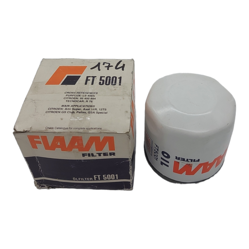 Filtro Olio Compatibile Per Citroen GS Fiaam Filter