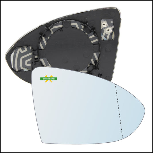 Complete Mirror Plate With Aspherical Thermal Glass Right Passenger Side For VW Golf Alltrack VII (BA5) from 2014&gt;