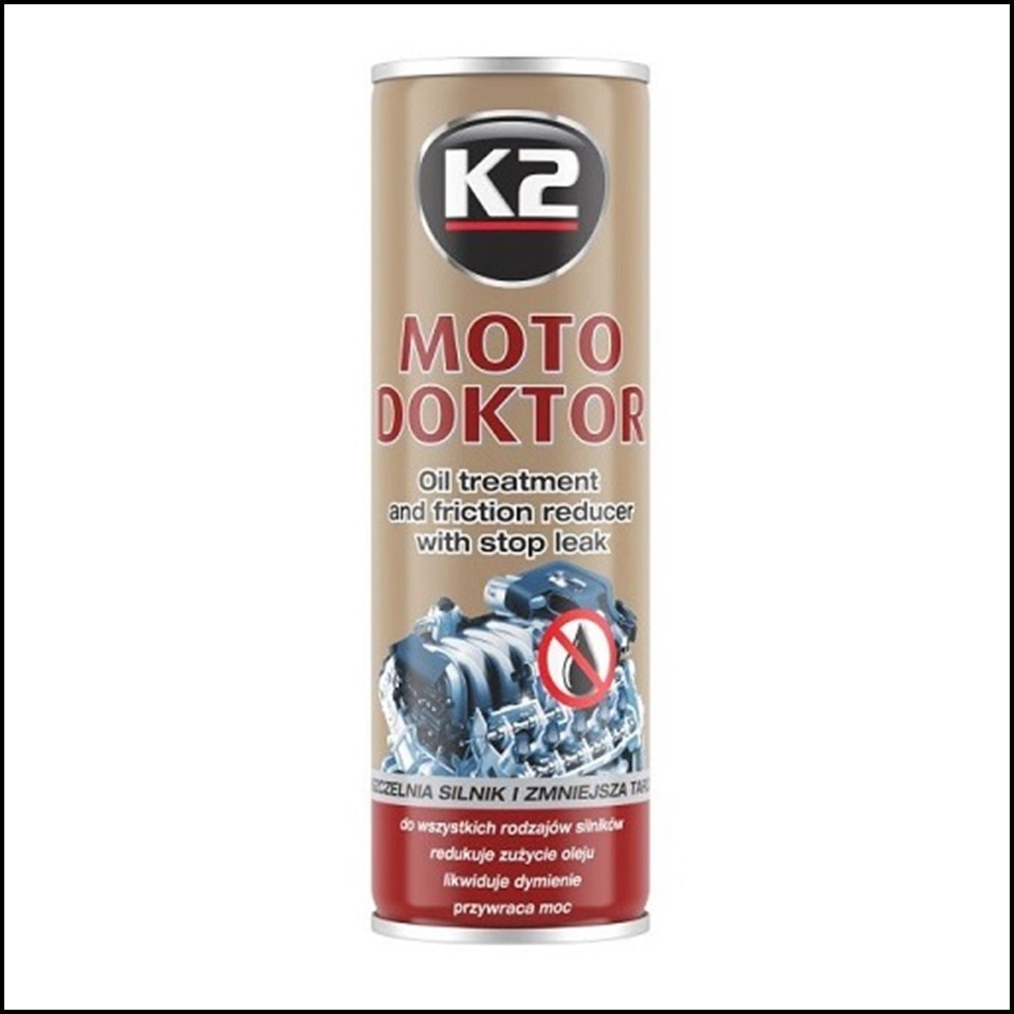 Trattamento Additivo Professionale Olio Motore 443 ml Marca K2 BIBA-RICAMBI