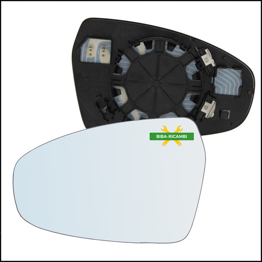 Heated Mirror Plate Left Driver Side For Kia Ceed (CD) from 2018&gt;