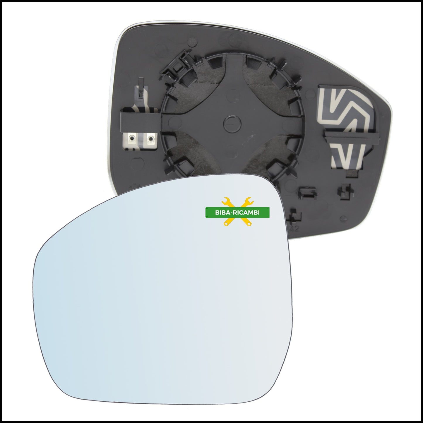 Specchio Piastra Retrovisore Blind Spot Lato Sx-Guidatore Per L.R Evoque I (L538) dal 2015&gt;