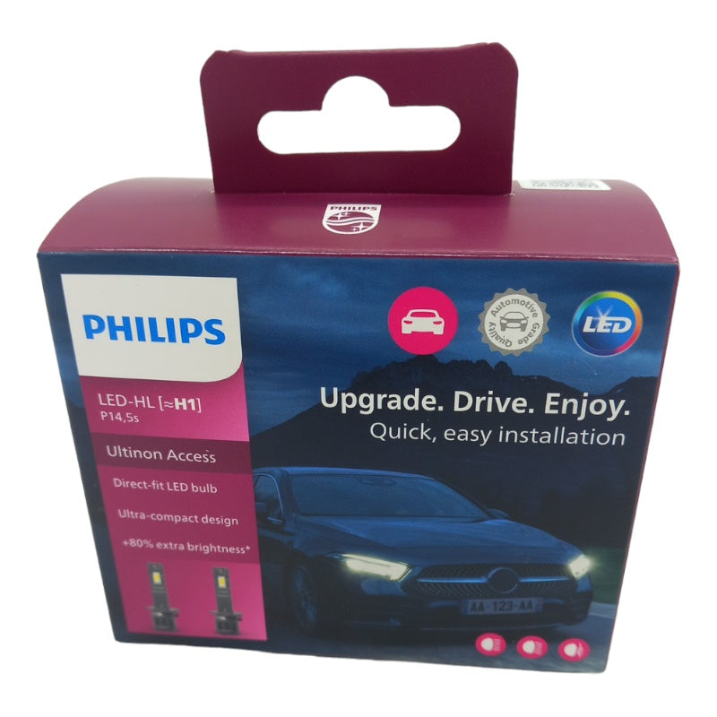 Lampadine Philips H1 Led Compatibile Per Ssangyong Tivoli dal 2015> BIBA-RICAMBI