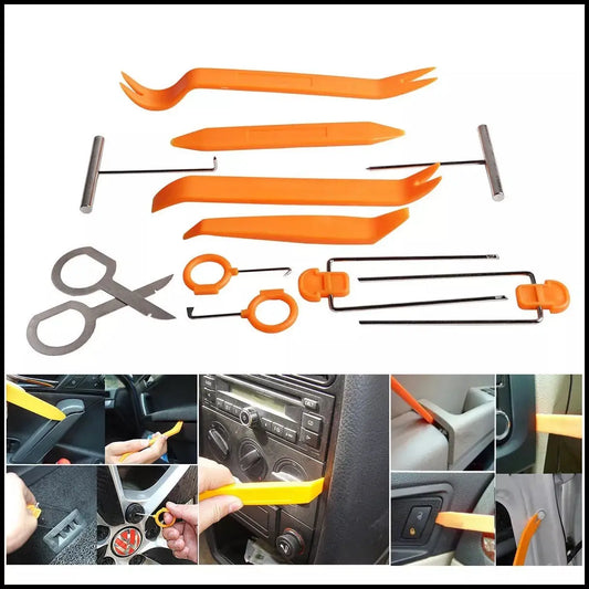 Plastic levers for car interior car radio