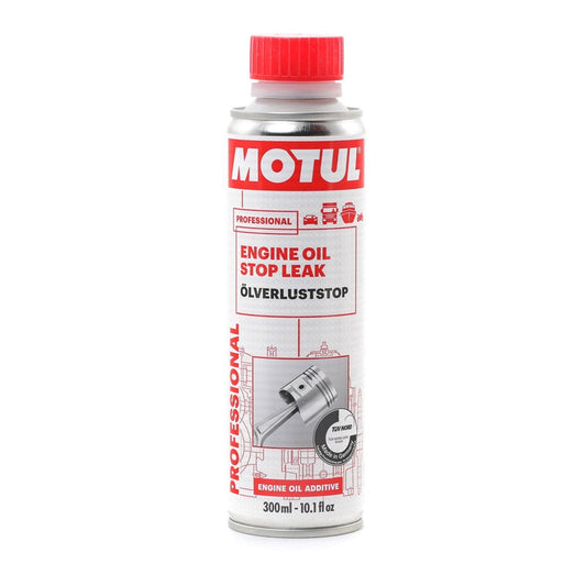 Motul Engine Oil Stop Leak Additivo Blocco Piccole Perdite Olio Motore 300ml BIBA-RICAMBI