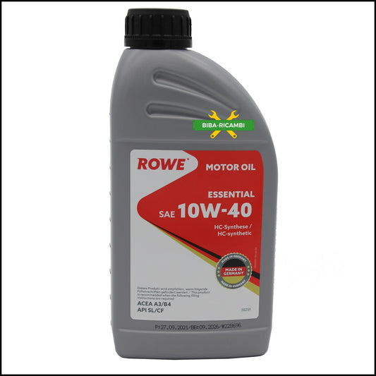 A. Olio Motore Sintetico Rowe Esential SAE 10W-40 BIBA-RICAMBI