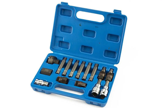 Combination Wrench Set For Alternators And Pulleys