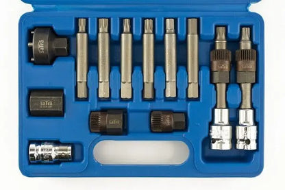 Combination Wrench Set For Alternators And Pulleys