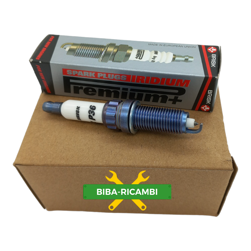 Candela Brisk Iridium Premium Compatibile Per Peugeot Partner 1.6 88KW Mot. EP6C BIBA-RICAMBI