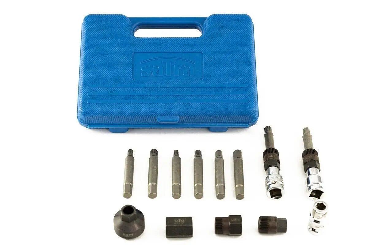 Combination Wrench Set For Alternators And Pulleys