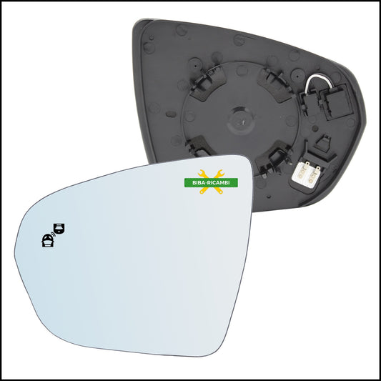 V. Specchio Retrovisore Termico Blind Spot Lato Sx-Guidatore Per DS 7 Crossback (J) dal 2017&gt;