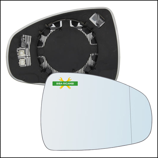 Aspherical Thermal Rearview Mirror Plate Right Side - Passenger For Audi A1 (8X) from 2010&gt;