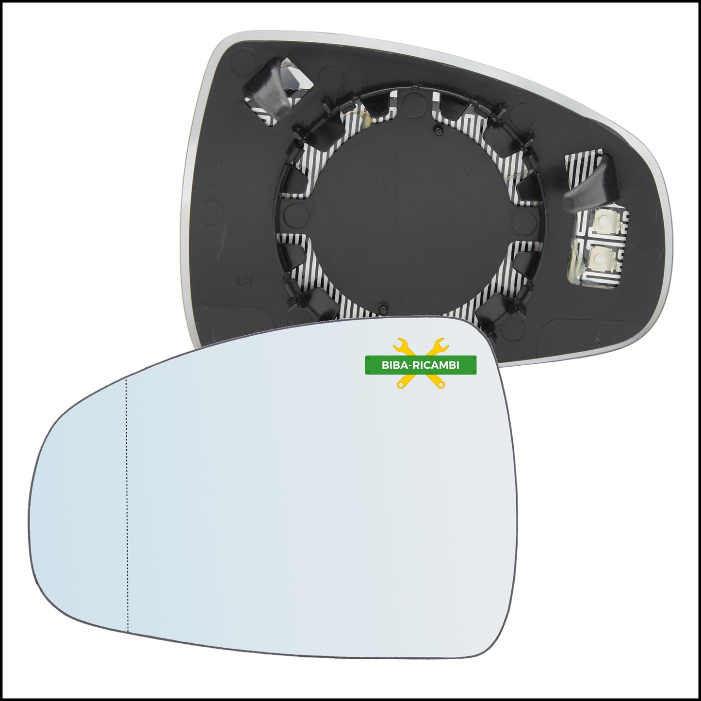 Aspherical Thermal Rearview Mirror Plate Left Driver Side For Audi A1 (8X) from 2010&gt;