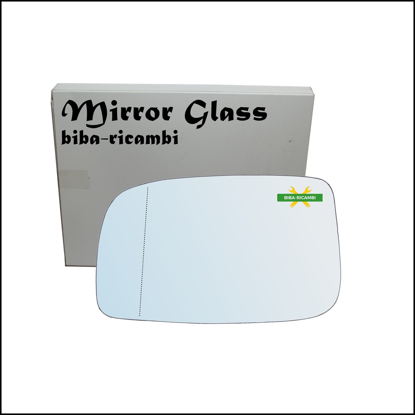 Aspherical Rearview Mirror Glass Left Driver Side For Toyota Prius II (W2) from 2003-2009