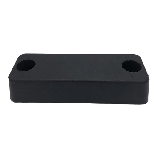 Rubber Bumper Sidewall Buffer Size 400x150x80 | 2 Holes