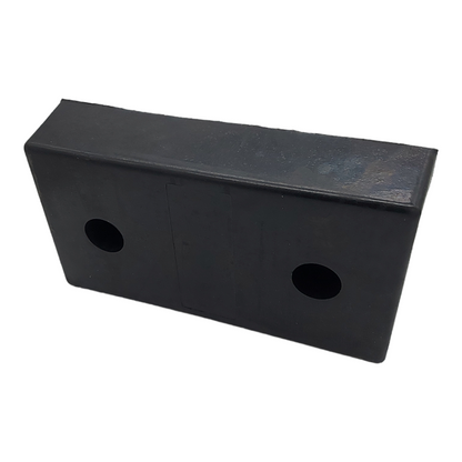 Rubber Bumper Sidewall Buffer Size 450x250x100 | 2 Holes