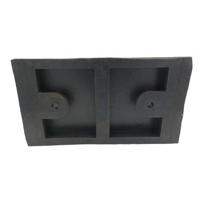 Rubber Bumper Sidewall Buffer Size 450x250x100 | 2 Holes