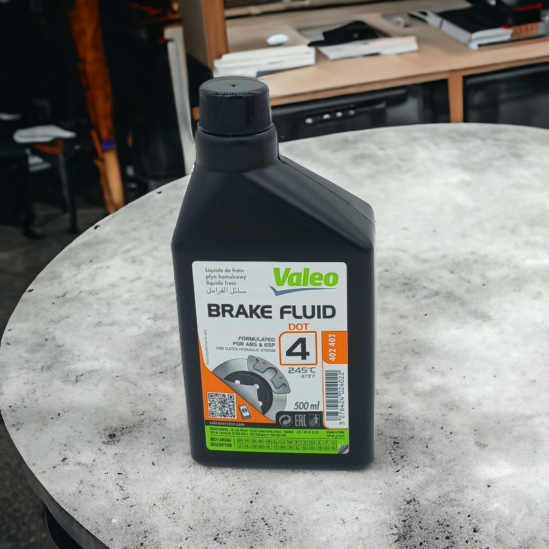 Valeo Liquido Impianto Frenante Tipo DOT4 Sintetico ABS / ESP Bottiglia 0,5 L BIBA-RICAMBI