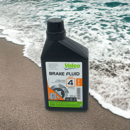 Valeo Liquido Impianto Frenante Tipo DOT4 Sintetico ABS / ESP Bottiglia 0,5 L BIBA-RICAMBI