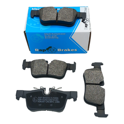 Kit 4 Pastiglie Freno Posteriori Compatibile Per Bmw Serie 1 (F40) dal 2019> BIBA-RICAMBI