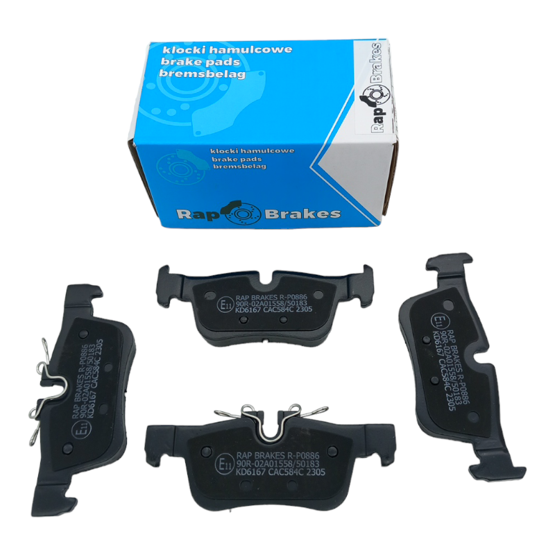 Kit 4 Pastiglie Freno Posteriori Compatibile Per Bmw X1 II (F48) dal 2014> BIBA-RICAMBI