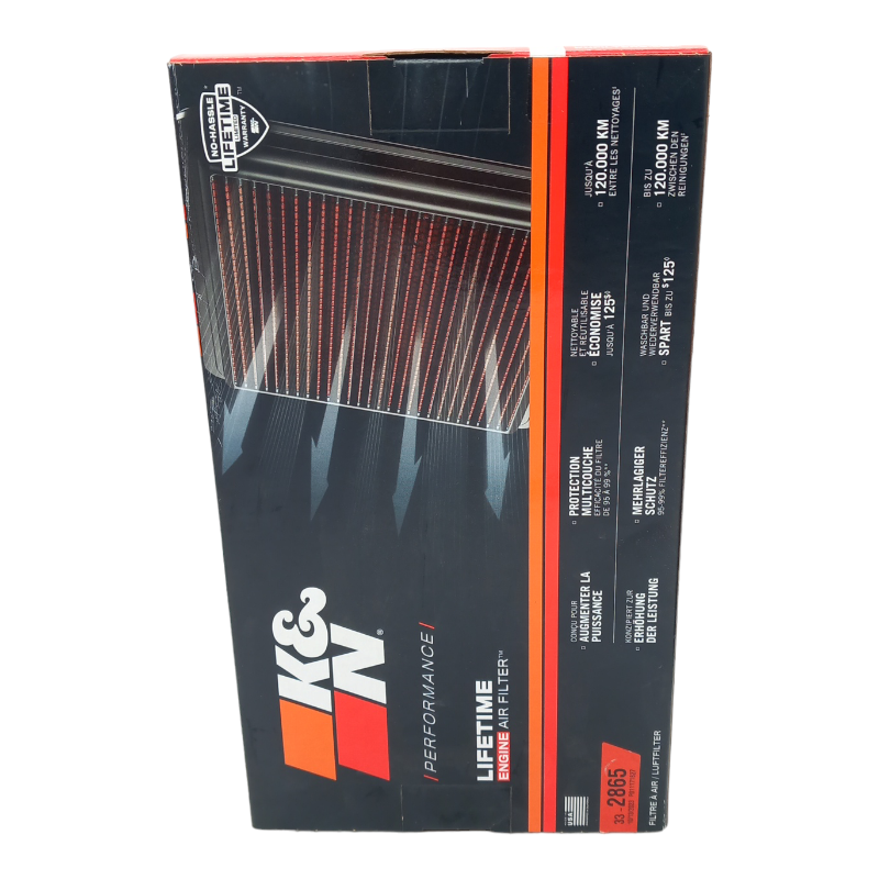 Filtro Aria Sportivo Marca K&N Compatibile Per Audi TT II (8J) Dal 2006> BIBA-RICAMBI