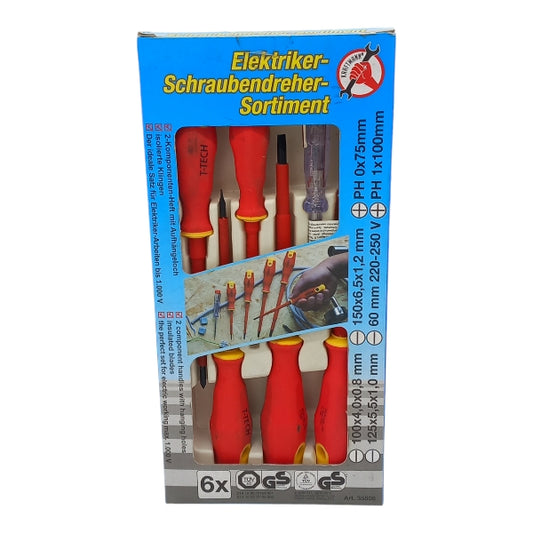 Set Cacciaviti Elettricista (6pz)