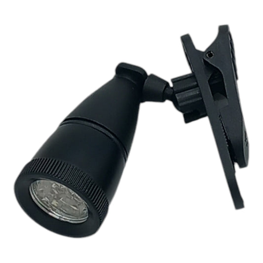 Mini torcia clip faretto a batteria faro LED orientabile pesca emergenza lettura