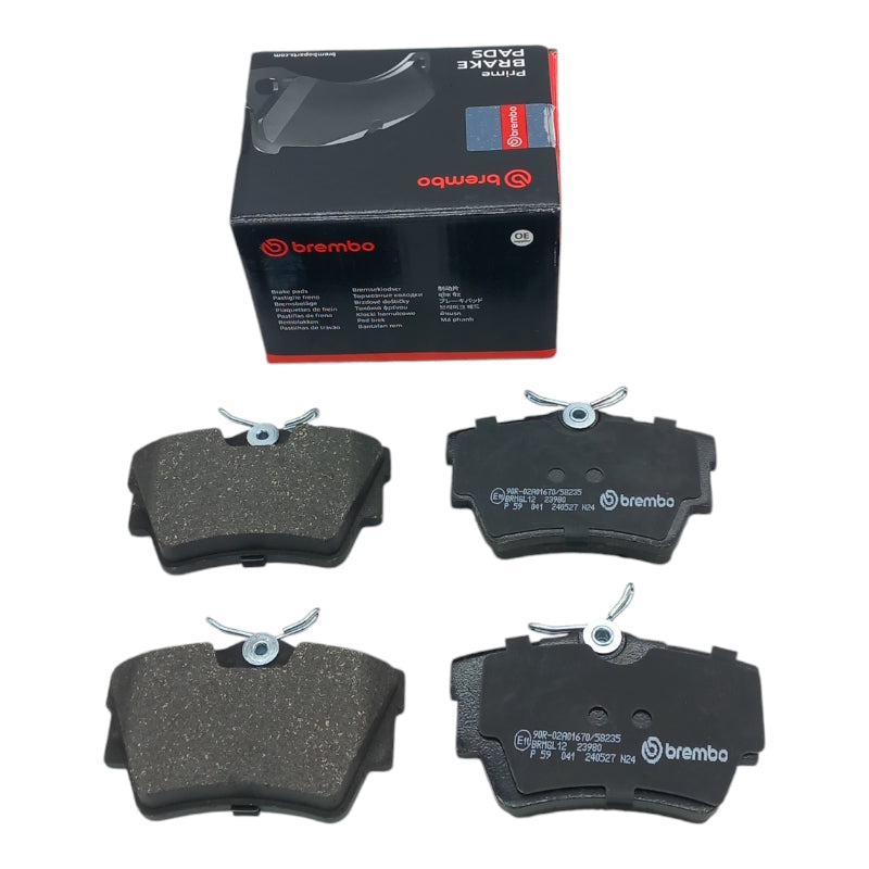 Kit 4 Rear Brake Pads Compatible For Nissan Primastar from 2016&gt;