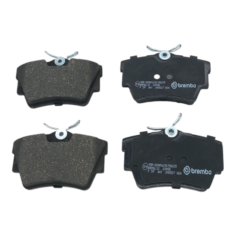 Kit 4 Rear Brake Pads Compatible For Nissan Primastar from 2016&gt;