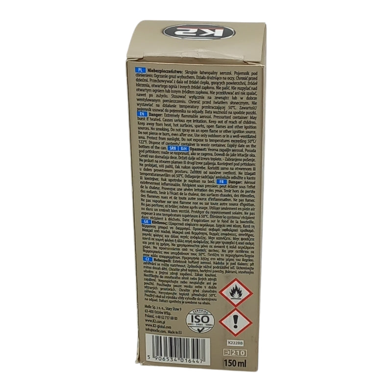 Spray Rinfrescante Igienizzante e deodorante spray al profumo auto K2