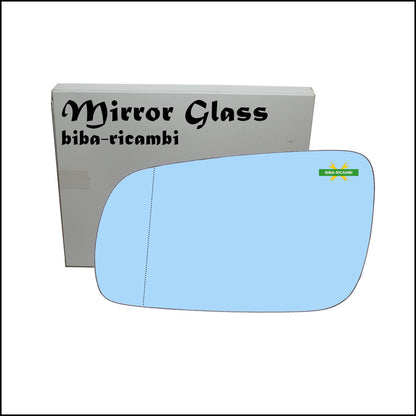 Aspherical Blue Rearview Mirror Glass Left Driver Side For Volkswagen Bora (1J) from 1998-2005