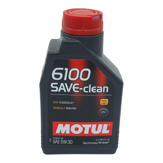 Motul 5W30 6100 X-Clean Save | 100% Synthetic