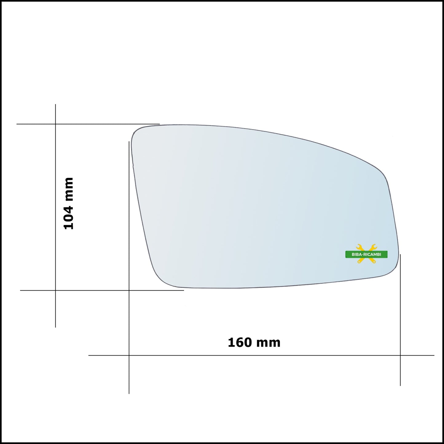 Vetro Specchio Retrovisore Lato Dx-Passeggero Per Renault Espace IV (JK0/1) dal 2002&gt;