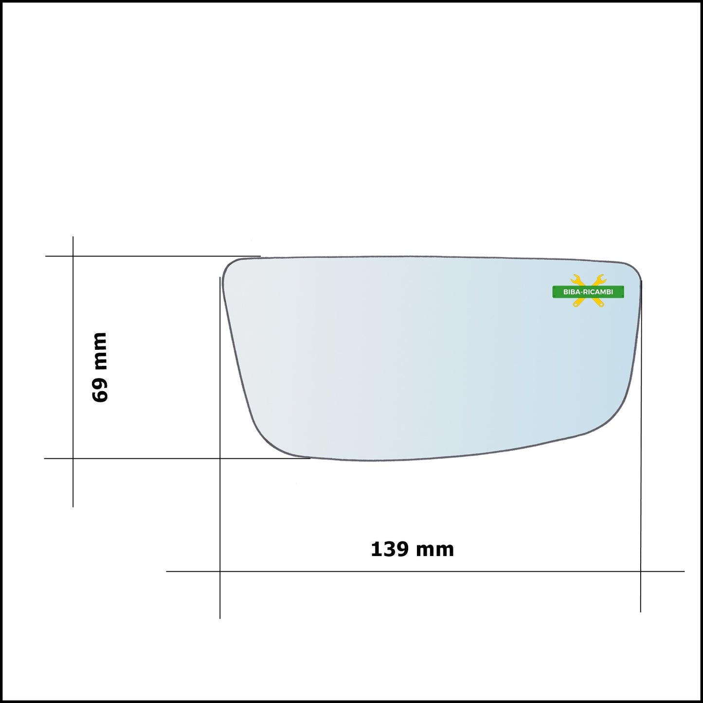 V. Specchietto Retrovisore Inferiore Lato Dx-Passeggero Per Citroen Jumpy II (VF7) dal 2007&gt;