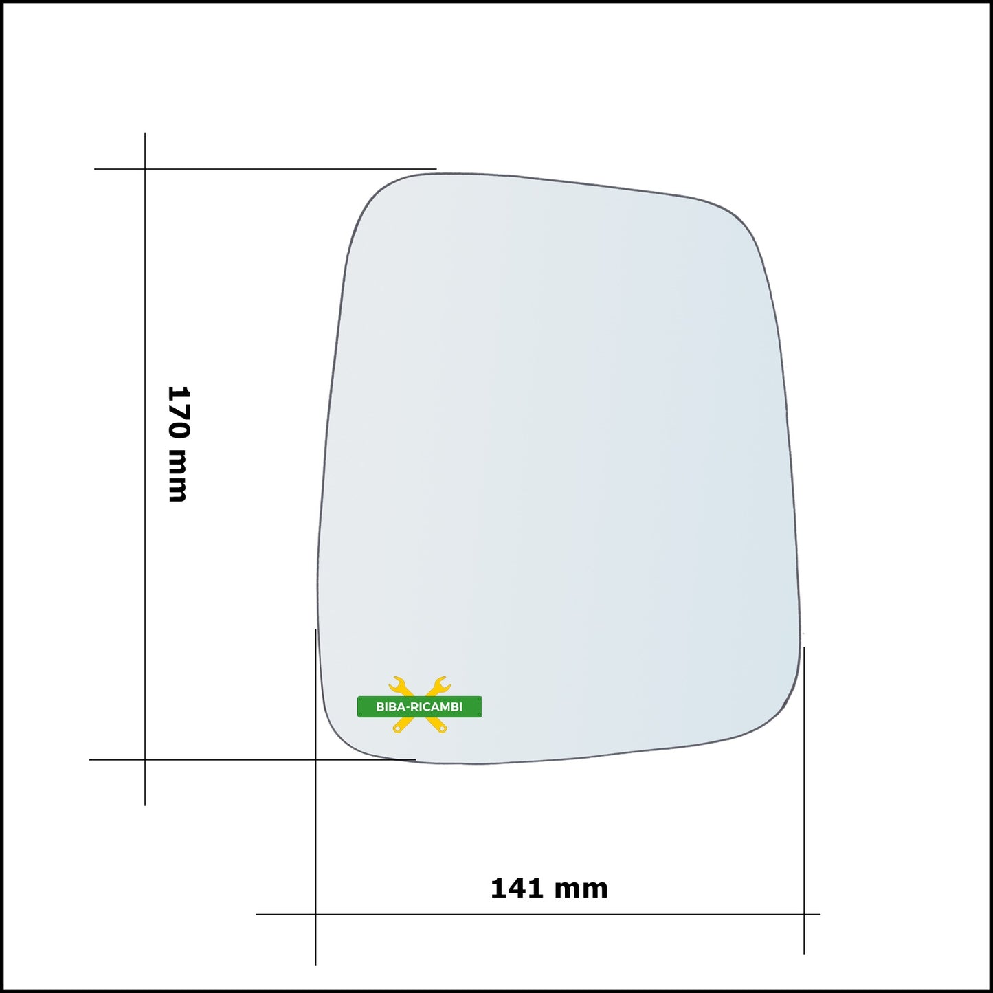 Vetro Specchio Retrovisore Lato Sx-Guidatore Per Suzuki Wagon R (MC) dal 1997-2000