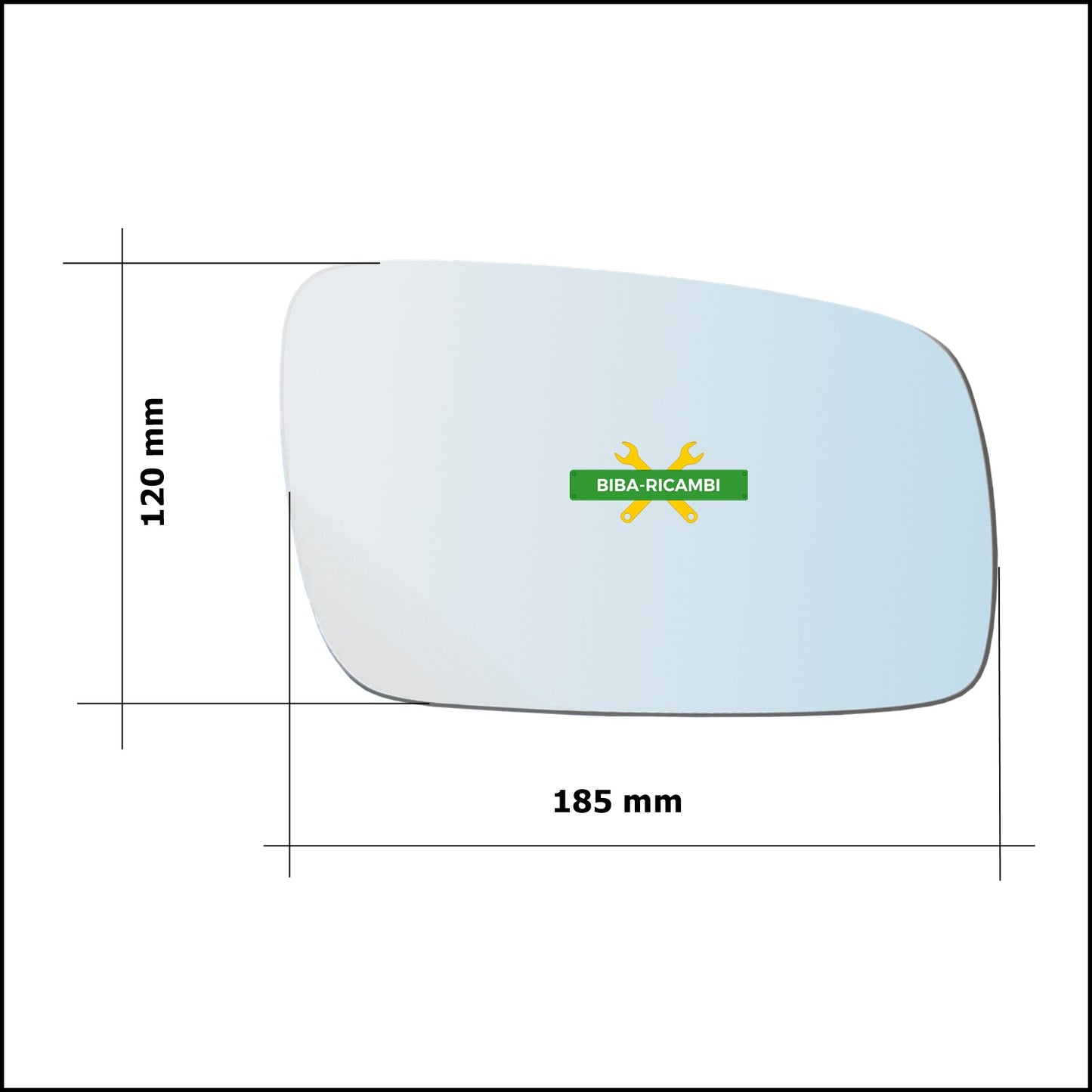 Vetro Specchio Retrovisore Lato Dx-Passeggero Per Volkswagen Phaeton (3D1) solo dal 2002-2010