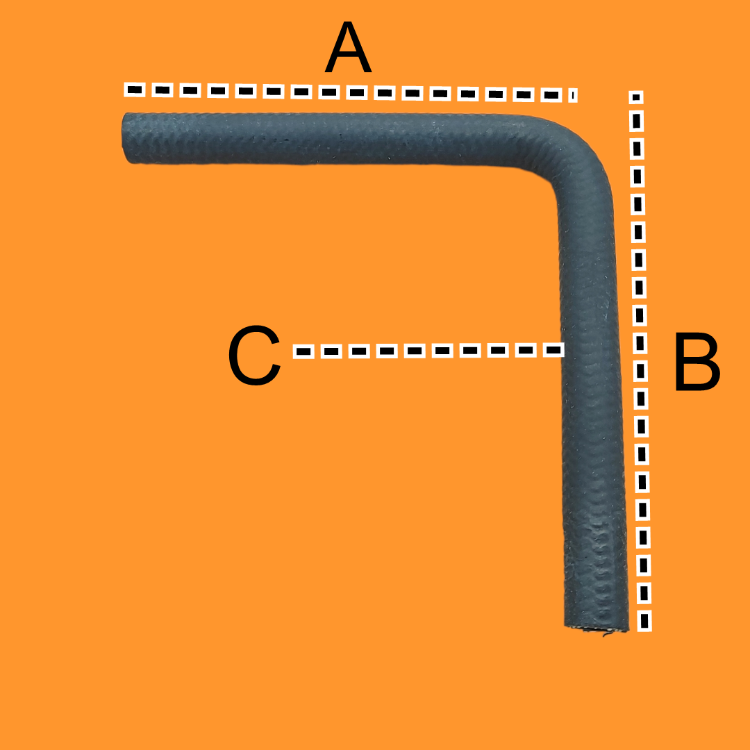 Manicotto Tubo 90° Adatto Al Passaggio Di Acqua Diametro Interno Ø 10 BIBA-RICAMBI