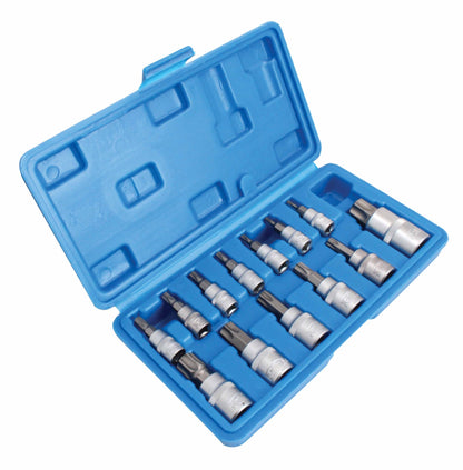 Set di Chiavi a Bussola Torx con Foro – 13 Pezzi