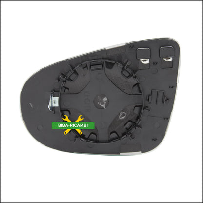 Heated Mirror Plate Right Side - Passenger For Volkswagen Touran II (1T3) from 2010-2015