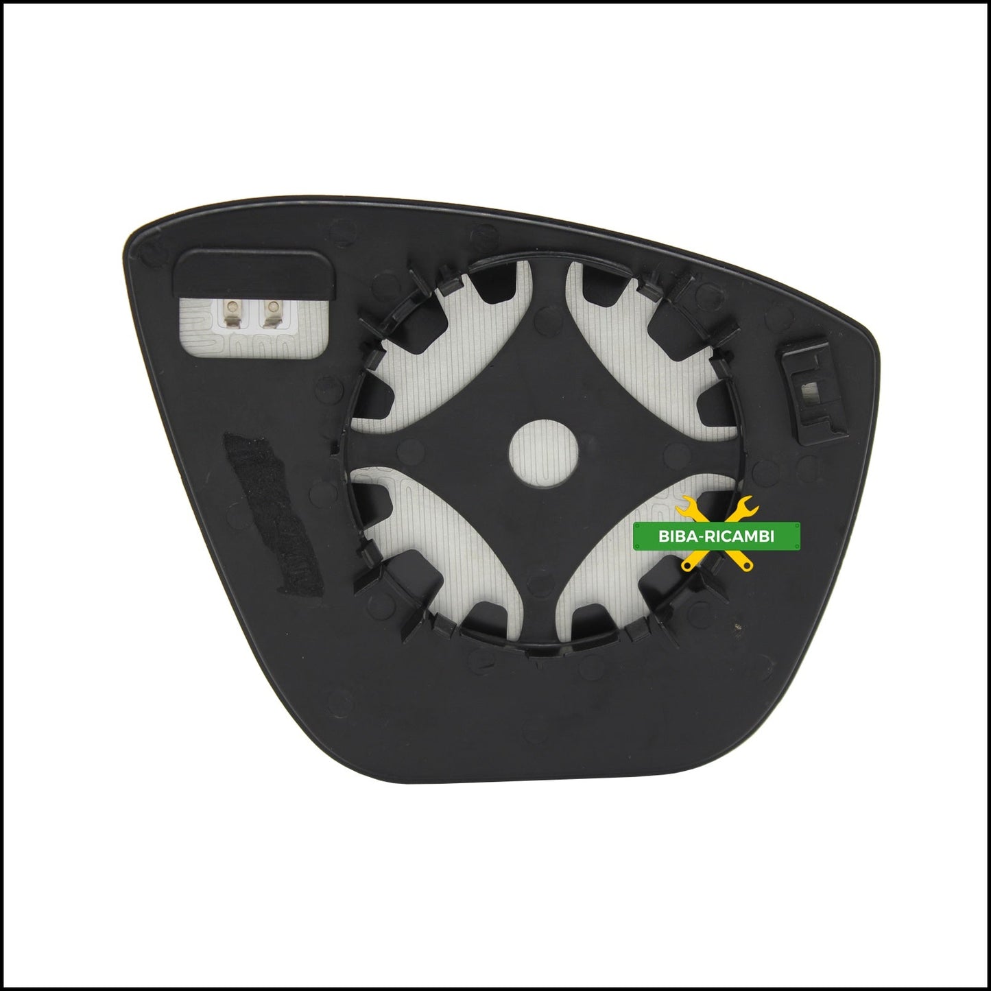 Piastra Specchio Retrovisore Termica Lato Sx-Guidatore Per Ford Ka+ dal 2014&gt; BIBA-RICAMBI