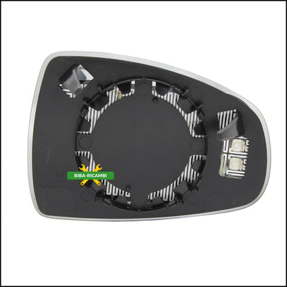 Aspherical Thermal Rearview Mirror Plate Left Driver Side For Audi A1 (8X) from 2010&gt;