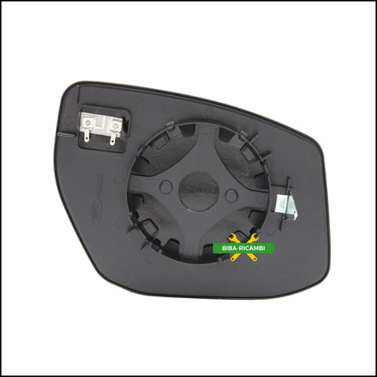 Piastra Retrovisore Termica Lato Sx-Guidatore Per Nissan Pulsar III (C13) dal 2012&gt;