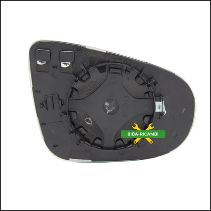 Piastra Retrovisore Asferica Termica Lato Sx-Guidatore Per Volkswagen Golf VI dal 2008-2012