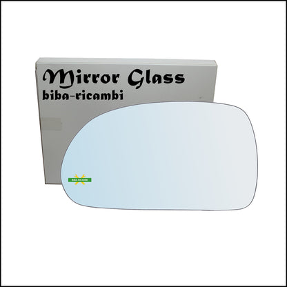 Chrome Rearview Mirror Glass Left Driver Side For Hyundai Elantra I (XD) from 2000-2006