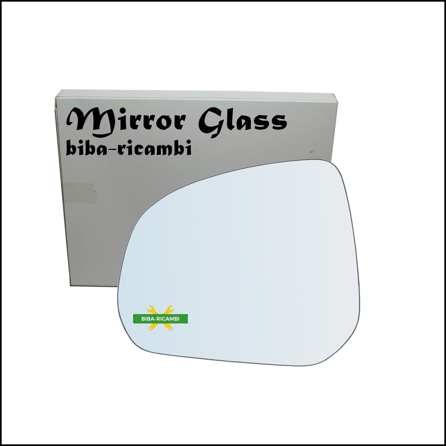 Left Driver Side Wing Mirror Glass For Nissan Pixo (UA0) from 2009&gt;