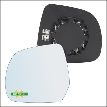 Heated Rearview Mirror Plate Left Driver Side For Dacia Lodgy from 2012&gt;