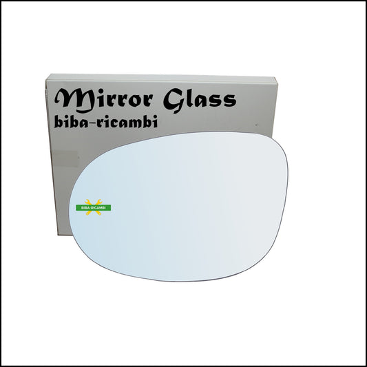 Chrome Rearview Mirror Glass Left Driver Side For Lancia Ypsilon II (312) from 2011&gt;